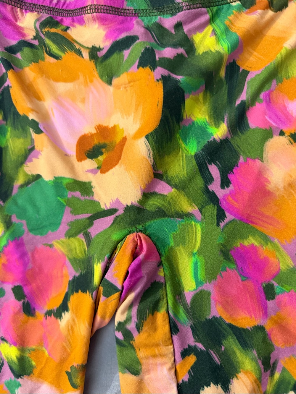 Naked Wardrobe Floral Capri Leggings - Picture 2 of 3